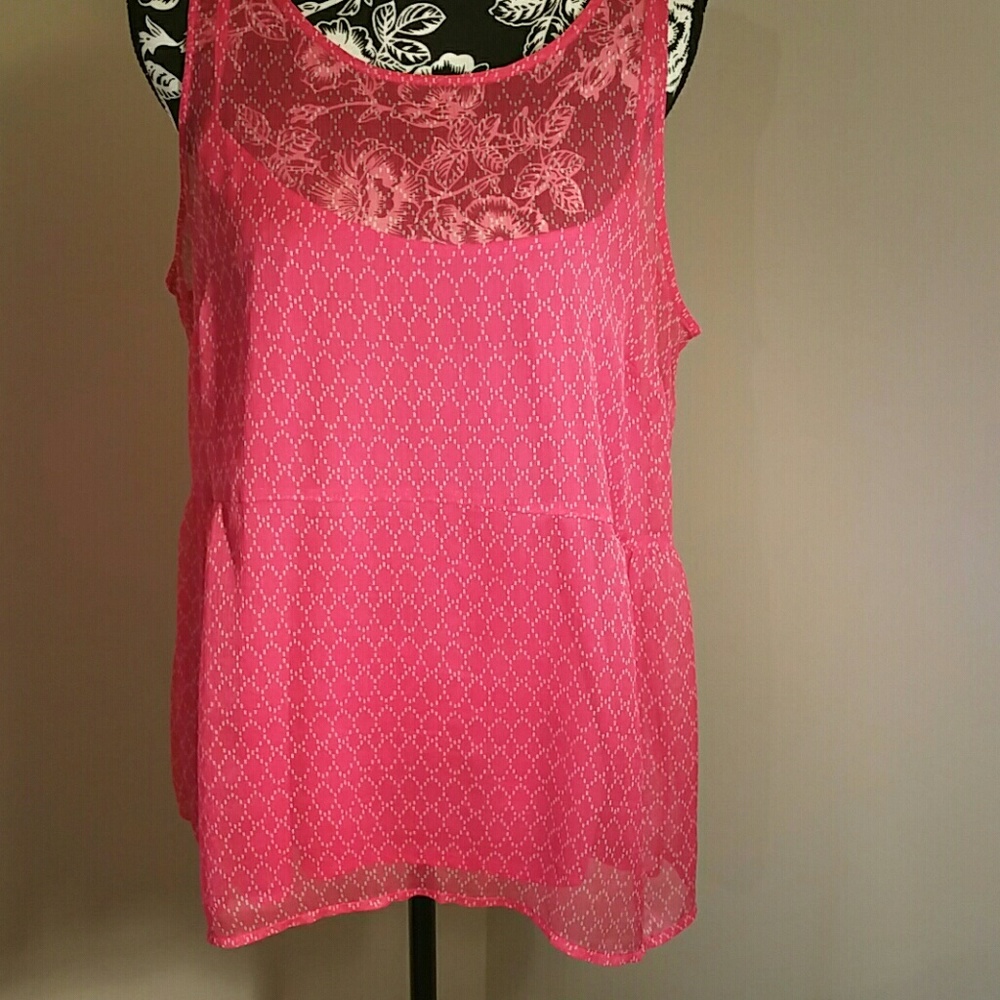 Two-layer ladies top